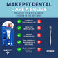 Rad Health Dental Kit - Dog Toothbrush and Toothpaste Kit for Daily Oral Care, Dual Brushes for Deep Cleaning, Safe for Cats & Dogs, Reduces Bad Breath, Prevents Gum Disease