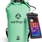 Earth Pak Waterproof Dry Bag - Roll Top Waterproof Backpack Sack Keeps Gear Dry for Kayak with Waterproof Phone Case