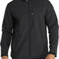 Outdoor Ventures Men's Lightweight Softshell Jacket Fleece Lined Hooded Water Resistant Winter Hiking Windbreaker Jackets