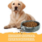 Green Marble Dog Bowl, 6lbs Non-Slip,Non-Tipping Heavy Dogs Food Bowl, Large Dog Dish, Weighted Food and Water Bowls for Large Dogs, Natural Marble, Easy to Clean, Holds 6 Cups