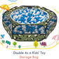 Pawaboo Small Animals Playpen, Waterproof Small Pet Cage Tent with Zippered Cover, Portable Outdoor Yard Fence with 3 Metal Rod for Chick/Kitten/Puppy/Guinea Pig/Rabbits/Hamster, Leopard Print