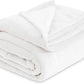Bedsure Fleece Blanket California King White - Lightweight Plush Fuzzy Cozy Soft Bed Blankets, 102x96 inches