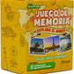Menique Explore The World Memory Matching Game – Spanish Edition – 100 Cards (50 Pairs) with Iconic Landmarks, Country & Flag – Educational Geography Game in Spanish.
