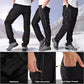 Toomett Men's hiking Snow Pants Skiing Winter Insulated Fleece lined Outdoor Water Repellent camping,walking,fishing
