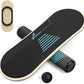 Sportneer Balance Board 7 Modes Wobble Board with Adjustable Stoppers Exercise Balancing Stability Trainer for Improve Balance, Surf Trainer & Physical Therapy - Roller and 2.8'' Ball Included