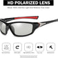 FAGUMA Sports Polarized Sunglasses For Men Cycling Driving Fishing UV400 Protection