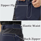 TACVASEN Men's Skiing Snow Pants Fleece Lined Waterproof Winter Insulated Hiking Pant for Outdoor Work Hunting Cargo