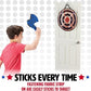 NSG Tomahawk Toss - Foam Axe Throwing Game for Kids - Two Lightweight Axes with Large Easy Stick Target, Wood/Black/red/Blue (JS7000)