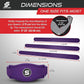 Sleeve Stars Tennis Elbow Brace for Women - Adjustable Tennis Elbow Strap, Golfers Elbow Brace for Men, Counterforce Brace for Tendonitis Relief, Fits 9"-23" (Single/Dark Purple)