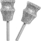 Diamond Dremel Nail Grinder Bits for Pets, Diamond Pet Nail Grinder Wheel can Perfect Work with Dremel Sanding Drums for Large Dogs & Small Dogs & Animal Nail Care,80 Grit Home Grinder Tools