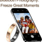 Smart Ring for Women Men Diamond Fitness Tracker Sleep Heart Rate Monitor Smart Rings for Android iOS Phone Pedometer Calorie Step Counter Stylish Ladies Rings for Women Elegant