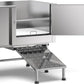 Flying Pig Grooming 62" Stainless Steel Pet Dog Bath Tub with Faucet (Right door/Left Drain), 62 x 27 x 58"