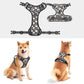 Timos Dog Harness, NO Need Go Over Dogs Head 3 Snap Buckles with 2 Leash Clips, Adjustable Soft Padded No-Pull Dog Harness, Reflective No-Choke Pet Oxford Vest for Small Medium Large Dogs