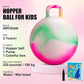 INPODAK Hopper Ball 18 Inch Bouncy Ball with Handle for Kids, Hippity Hop Jumping Bouncer Hopping Toy for Boys and Girls Ages 3-6 with Pump and Gift Box for Birthday