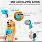 3 PCS Dog Grooming Brush Kit – Self Cleaning Slicker Brush for Shedding Short & Long Haired Dogs & Cats. Removes Loose Fur, Undercoat, Mats, Tangles for Small, Medium & Large Pets. Blue