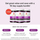 ACTIVATEDYOU Morning Complete Daily Wellness Greens Superfood Drink Mix for Gut Health w/Prebiotics, Probiotics, Antioxidants, Green Superfoods, 10 Billion CFUs (3 Pack, Mixed Berry)