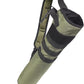 KRATARC Archery Lightweight Back Arrow Quiver Dual Use Foldable Compact Hip Arrows Bag with Molle System Hanged for Target Shooting