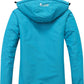 MOERDENG Women's Waterproof Ski Jacket Warm Winter Snow Coat Mountain Windbreaker Hooded Raincoat Jacket