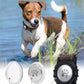 TagME Airtag Dog Collar,Waterproof Reflective Pet Collar with Airtag Holder,Soft Padded and Double D-Rings for Medium Dogs,Brown