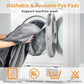 LOOBANI 2 Packs Extra Large Reusable Dog Mat for Floor, Non-Slip Washable Pee Pads for Dogs, Fast Absorbent Pet Whelping Pads, Puppy Playpen Mat for Incontinence, Housebreak, Crate, 72x72in,Gray