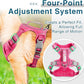 BARKBAY Dog Harness No Pull with ID Tag Pocket - Heavy Duty, Reflective, Easy Control for Large Dogs(Pink,S)