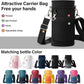 Insulated Water Bottle | Thickened Stainless Steel Vacuum Metal | Portable Sports Water Jug for Gym and Hiking with Straw, Carrier Bag, Handle Strap | BPA-Free 32 oz