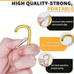 40 Pack 2" Aluminum Carabiner Clip D Ring Carabiners Small Carabiner Keychain Spring Snap Hooks, Mini Carabiner Clip Set for Keys, Dog Leash, Camping Hiking Accessories