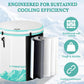 Inflatable Ice Bath Tub Cold Plunge Pod for Athletes Recovery BathTub with Lid, Water Chiller Compatible - Outdoor & Indoor, Circle L -126 Gallons/Outside Size 36"x36"x39" Mint Green
