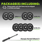 Olympic Bumper Plates Set 2 Inch, 10-55 lbs Rubber Weight Plates with 45 lb (20kg) Black/Silver Barbell, Strength Training & Weight Lifting for Home Gym