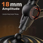 R3 Pro 3-in-1 Massage Gun with Vibration - 18mm Amplitude & 6500RPM Deep Tissue Percussion Massager for Pain Relief in Back, Shoulder, Leg - Gift for Athletes