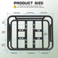RAYMACE Rear Rack Bike Basket with Cargo Net and Liner Large Bicycle Basket Perfect Mount for Electric Bike
