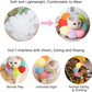 KUDES Cat Small Dog Recovery Collar, Cute Neck Cone After Surgery, Adjustable Pet E Collar, Wound Healing Protective Cone Surgery Recovery Elizabethan Collars for Small Pet (M(within 9.5lb), Colorful)