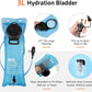22L Tactical Hydration Backpack with 3L Water Bladder, Lightweight Molle Water Bag for Men Women, Hiking Hydration Pack for Cycling Running Biking Hunting, Daypack with Waist Pocket, Camo