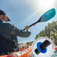 Abahub Adjustable Kayak Paddle 210-230 cm/ 230-250 cm Floating Kayaking Oars Boating Oars Canoeing Oars Black