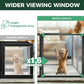 FXW Homeplus Unleashed Indoor Dog Playpen - Stress-Free and Safe Play, Heavy Duty 24 Inch 4 Acrylic Panels + 4 Wire Panels Dog Pen for Puppy and Small Dogs, Black│Patented