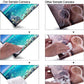 Tropical Island Coral Reef Landscape Canvas Wall Art for Living Room,Unique View Split Waterline Scenery,Beautiful Nature Summer Travel Scenic Picture Print Artwork Painting Decor,Inner Frame 24x48