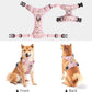 Timos Dog Harness, No-Pull Pet Harness with 2 Leash Clips, 3 Snap Buckles Adjustable Soft Padded Dog Vest, Reflective No-Choke Pet Oxford Vest with Easy Control Handle for Small Medium Large Dogs