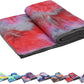 Yoga Towels , Non Slip Hot Yoga Towel Skidless Waffle Texture, 100% Absorbent Odorless Microfiber Yoga Blanket, Standard Sized 24 inchx72 inch Mat Towel (Pink & Red)1