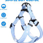 PUPTECK No Pull Dog Harness Soft Adjustable Basic Nylon Step in Puppy Vest Outdoor Walking with Leash Medium