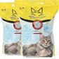 Cat Litter Crystals No Clumping Odor Control Kitty Litter Non-Clumping No scooping Low Dust, Low Tracking, Dehydrates Waste - 8.6 lbs (2 x 4.3 lb Packs)