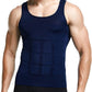 GKVK Mens Slimming Body Shaper Vest Shirt Abs Abdomen Slim