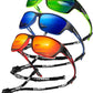 KALIYADI Polarized Sunglasses for Men, Sports Sun Glasses for Driving Cycling Fishing with UV protection