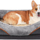 JOYELF Medium Memory Foam Dog Bed Orthopedic Dog Bed & Sofa with Removable Washable Cover and Squeaker Toy as Gift