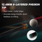 Carbon Fiber Pool Cue Stick, 12.4mm 8-Layer Tip Low Deflection Pool Cue Professional Pool Sticks for Adults with Pro Taper Cue Shaft 3/8 x 8 Joint Pin