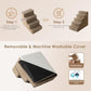 EHEYCIGA Dog Stairs for High Bed 22.5" H, 5-Step Dog Steps for Bed, Pet Steps for Small Dogs and Cats, Non-Slip Balanced Pet Ramp Indoor, Camel