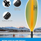 OCEANBROAD Kayak Paddle 86in/218cm, 90.5in/230cm, 95in/241cm Alloy Shaft Kayaking Boating Canoeing Oar with Paddle Leash
