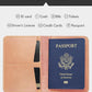 ALLIVE Passport Holder for Travel Women Men,Genuine Leather Passport Cover Wallet,Travel Must Haves Airport Essentials Travel Gifts Beige