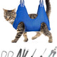 Pet Grooming Hammock for Small Dogs & Cats - Nail Trimming Sling with Clippers, Nail File, & Scissors - XXS Hanging Grooming Harness for Safe & Easy Nail Care
