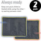Hot & Cold Reusable Gel Packs (Large, 2 Pack) Flexible Soft Compress - Ice & Heat Therapy for Injuries, Back, Shoulder, Hip, Knee, Joint Pain, Swelling, Bruises, Post Surgery - Sport Temp