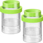 2 Pcs Breeder Box for Fish Tank Aquarium Breeder Separation Net Breeding Box with Suction Cup for Small Fish Shrimp Clownfish Guppy(Green,L)